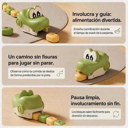 🐍SnakeHunt Pro™ Juego de Alimentar la Serpiente a Control Remoto 🎮
