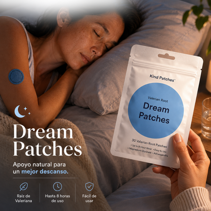 🌙 Dream Patches™: Parches Nocturnos de Raíz de Valeriana x30