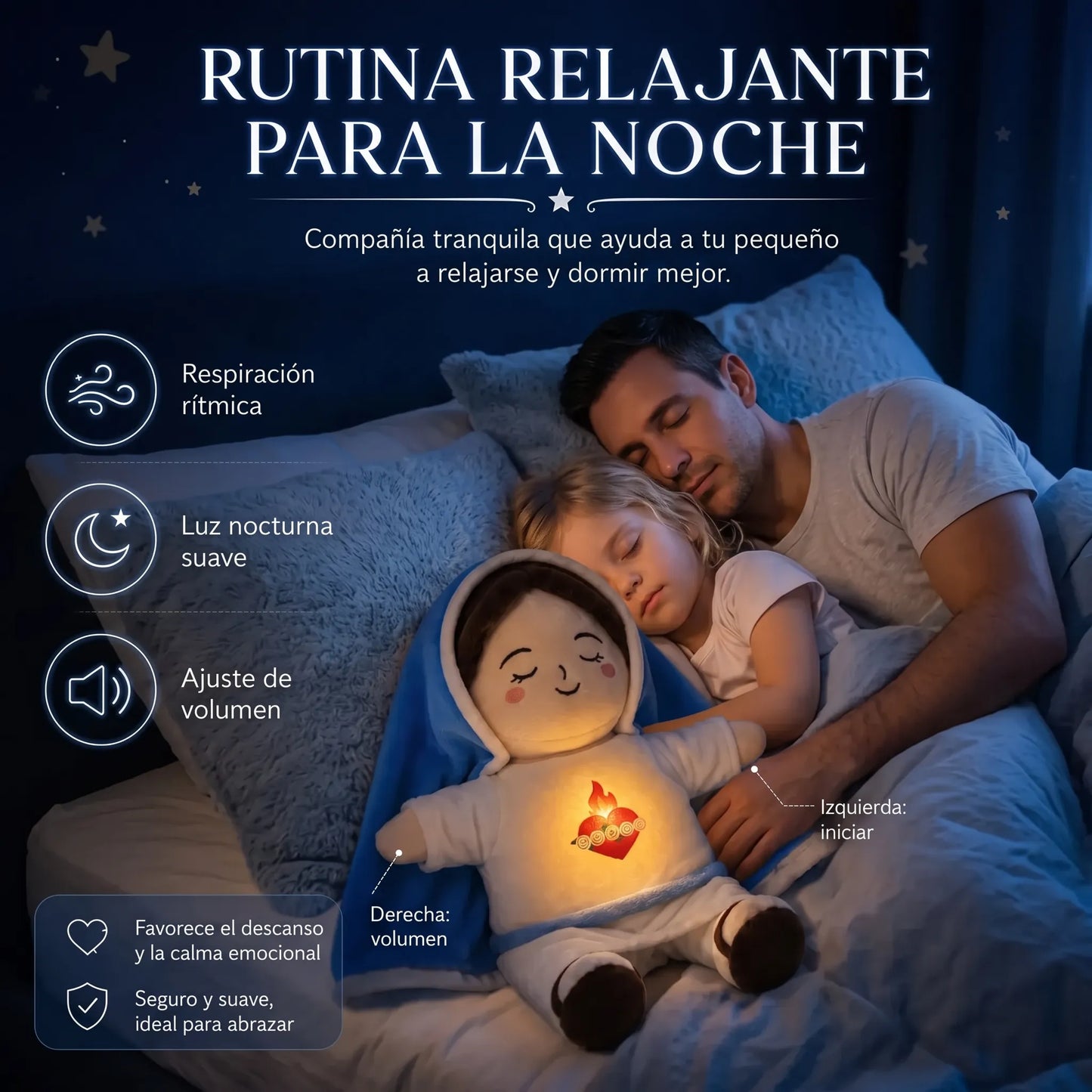 Peluche Respiratorio Virgen María