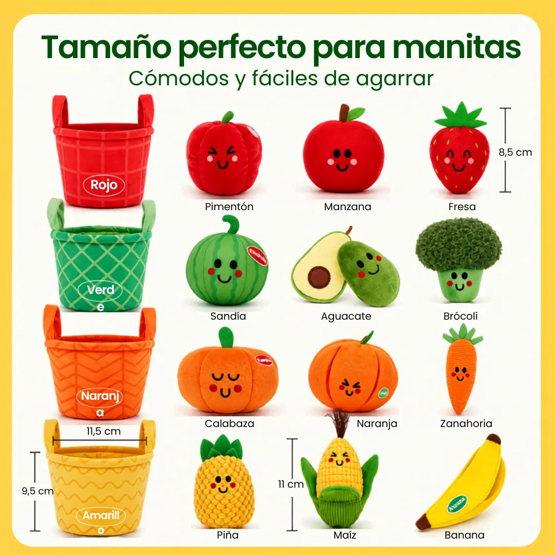 Set Sensorial HuggyVeggie™👶🏻🍇🍌