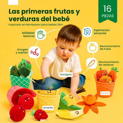 Set Sensorial HuggyVeggie™👶🏻🍇🍌