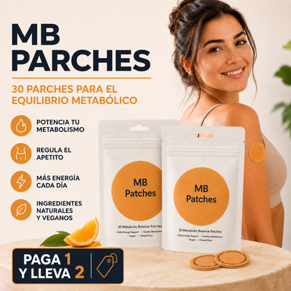 🍊 MB™ Parches Estimulantes del Metabolismo Pack (60 Parches)