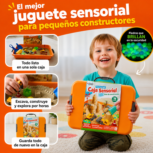 KiddoWorld™ Caja Sensorial de Arena Espacial Montessori⌛👧🏻