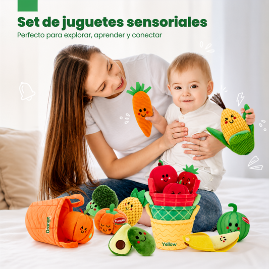 Set Sensorial HuggyVeggie™👶🏻🍇🍌